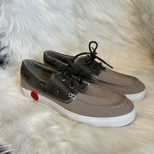Timberland Canvas Boat Shoes Size 10 New!